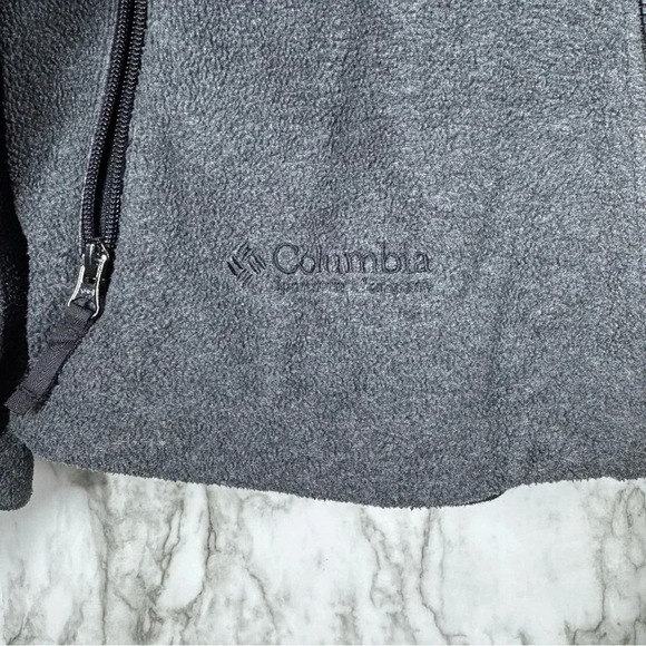 Columbia Vertex Core Interchange Women’s Fleece Jacket Large Gray Black Outdoors - Picture 2 of 8